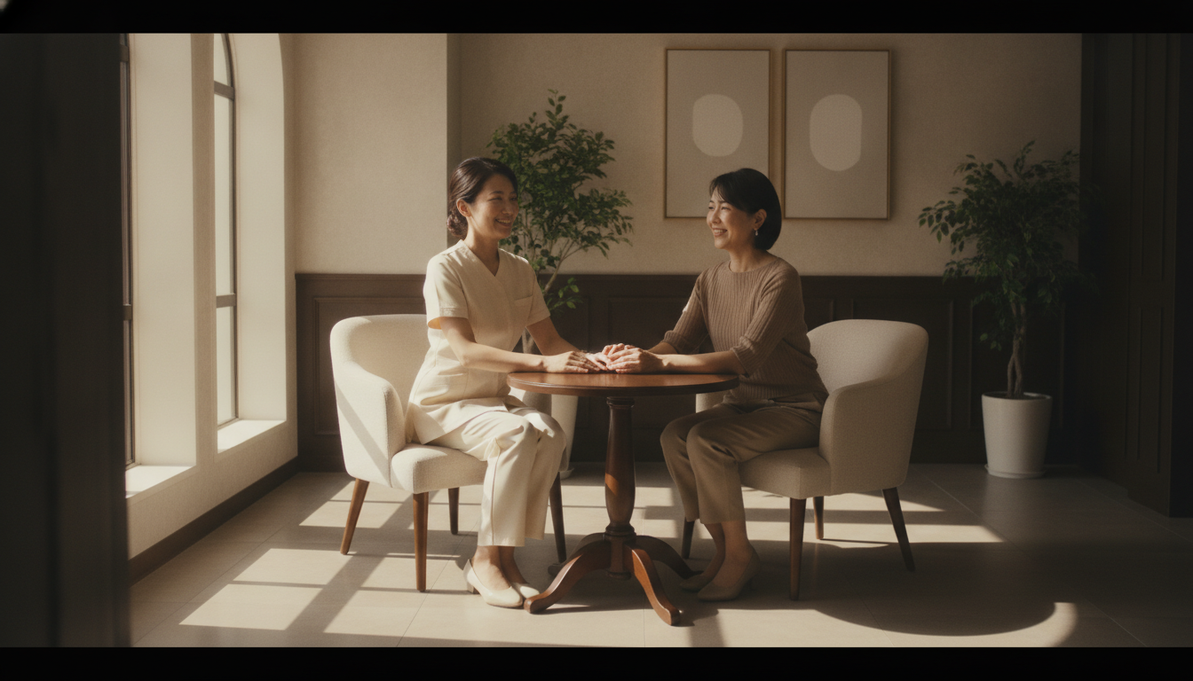 施術の様子